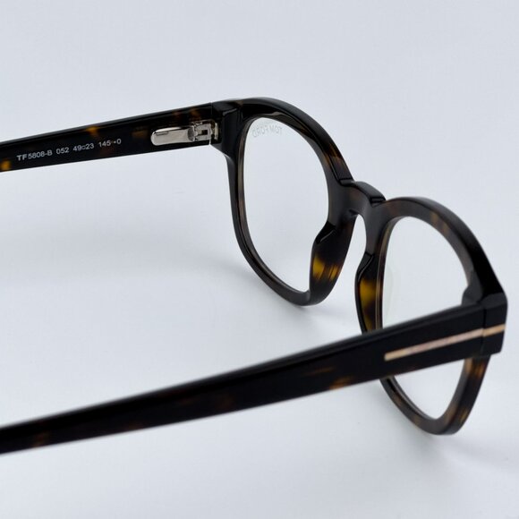 Tom Ford Men BRAND NEW Eyeglasses Havana Blue Light Block Square FT5808 052 - Picture 9 of 10